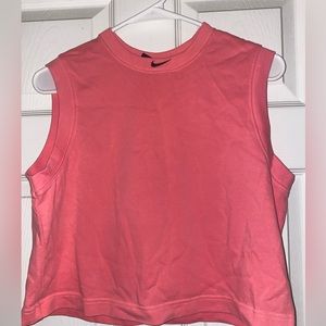 Brand new- never worn hot pink coral Nike vintage looking tank MAKE AN OFFER :)